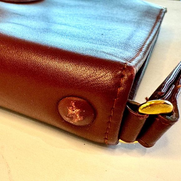 CARTIER Burgundy Bordeaux Leather Clutch Purse Bag - Authentic - Picture 16 of 16